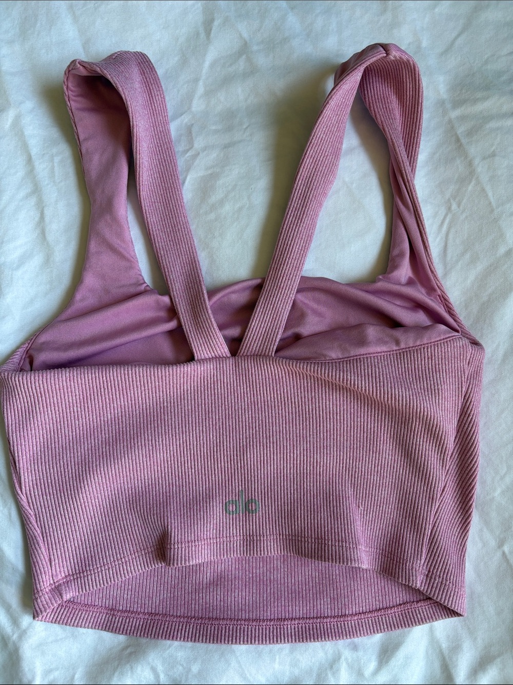 ALO Yoga Ribbed Scoop bra tank